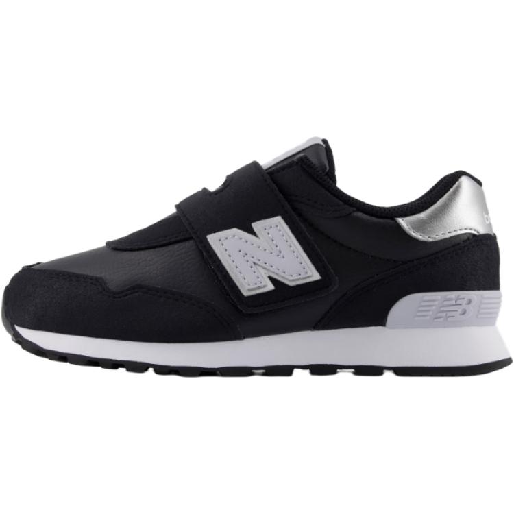 New Balance NB 515 Synthetic Leather Comfortable Versatile Anti-Kick Wear-Resistant Low-Top Kids Casual Shoes Kids Sneaker Black PV515OPB