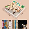 Paper Handmade Colored Paper Set Art Learning Montessori Animal Handmade Origami Folding 3D Diy Paper-cut Book Boys Baby Girls