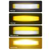 Car Mesh Light Mini Matrix Laser Headlight Mesh Grid Light Yellow And White Led Motorcycle Spotlights
