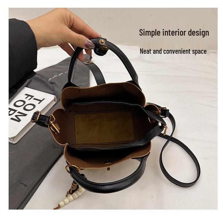 Korean-Style Women's Large Capacity Crossbody Tote Bag, Unique Design 2025