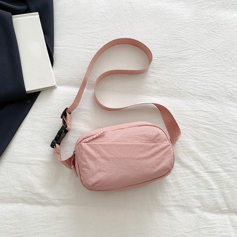 Mori Bag Women's Minimalist Style Girl Heart Messenger Bag 2025 Autumn New Casual Solid Color Women's Bag Lightweight Cloth Bag