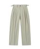 SOLEW Side Adjuster Two-Tuck Pants_Light Khaki