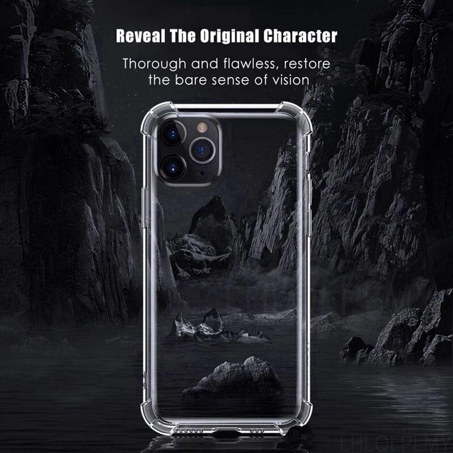 Thick Shockproof Silicone Transparent Case For Apple iPhone 16 15 14 Google Pixel 6 7 Motorola Edge 40 50 60 Moto G54 G84 G34 G85 G35 Protective Cover