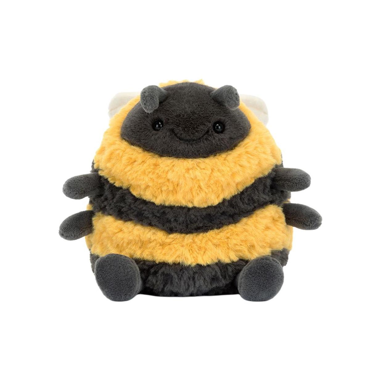 

JELLYCAT Insect Inspired Collection Albium Bee Dolls Plush Doll 12.7cm Height In Sitting Posture Box Not Included