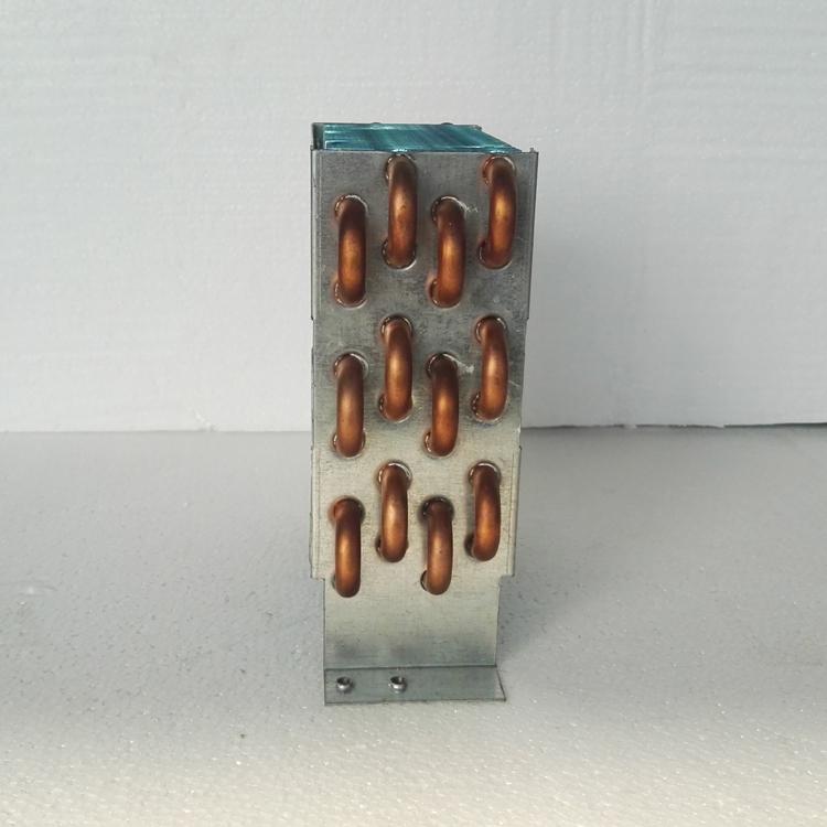 PURSWAVE CP4x6x120 Mini Fin Space Copper Tube Condenser Heat Exchanger with 12V24V220V Fan 120*120*50mm 600W Nominal Capacity