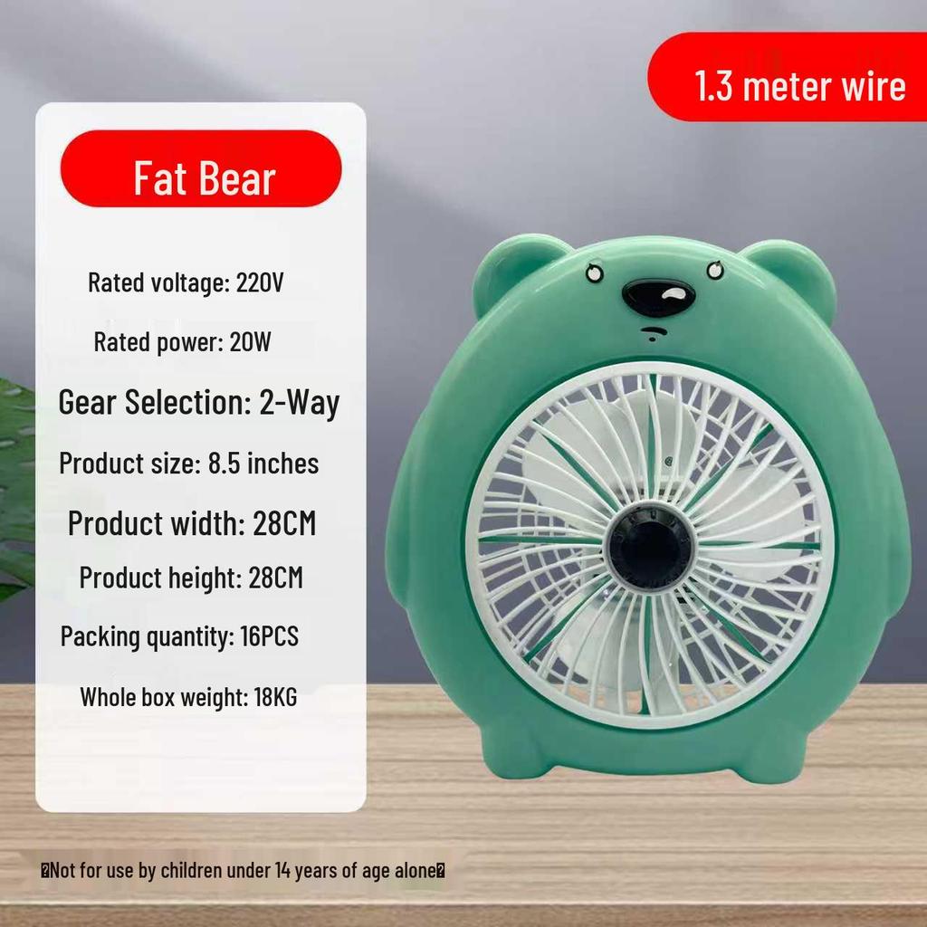 Portable Oscillating Clip Fan for Dormitory or Office