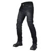 Mens Motorcycle Jeans Straight High Waist Elastic Riding Pants 3rd Gen Honeycomb