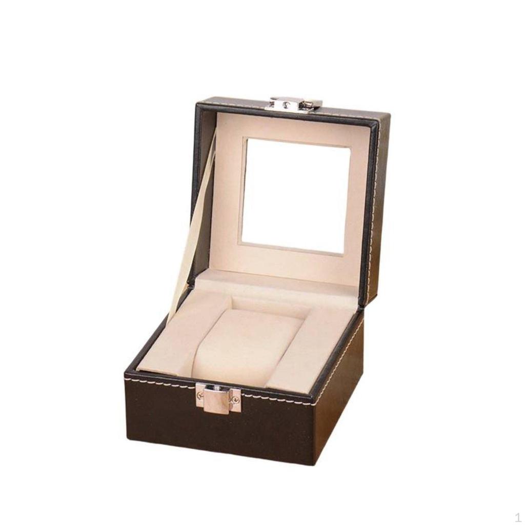 Single Watch Display Box DustResistant Soft Interior Lining