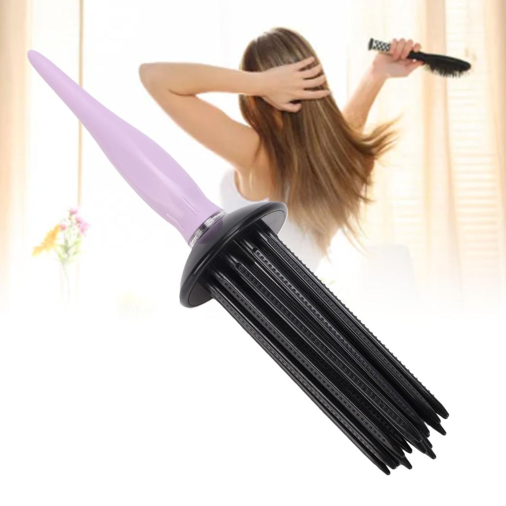   Volume Comb for   Curls 17 Teeth Volumizing   Comb Travel Friendly H    Tool Purple