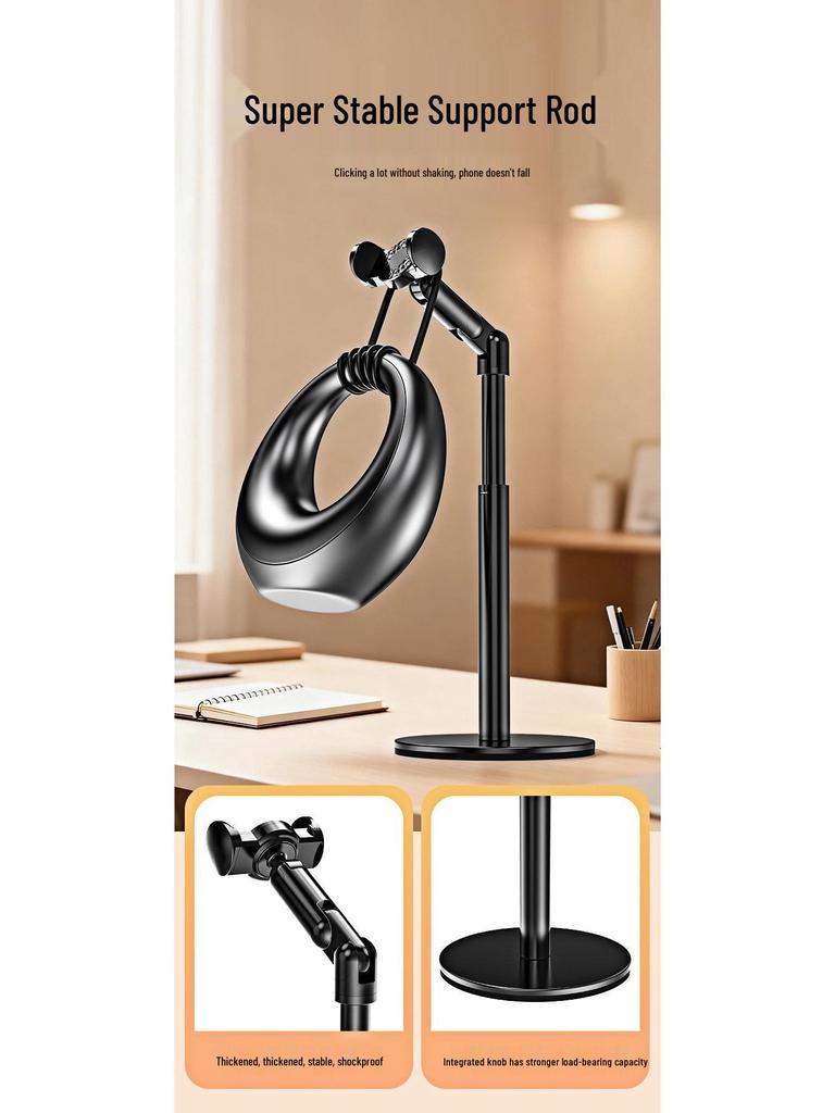 K83 Universal Multi-angle Magnetic Phone Holder for Live Streaming & Overhead Shots – Anti-shake, Telescopic, and Rotating Bracket