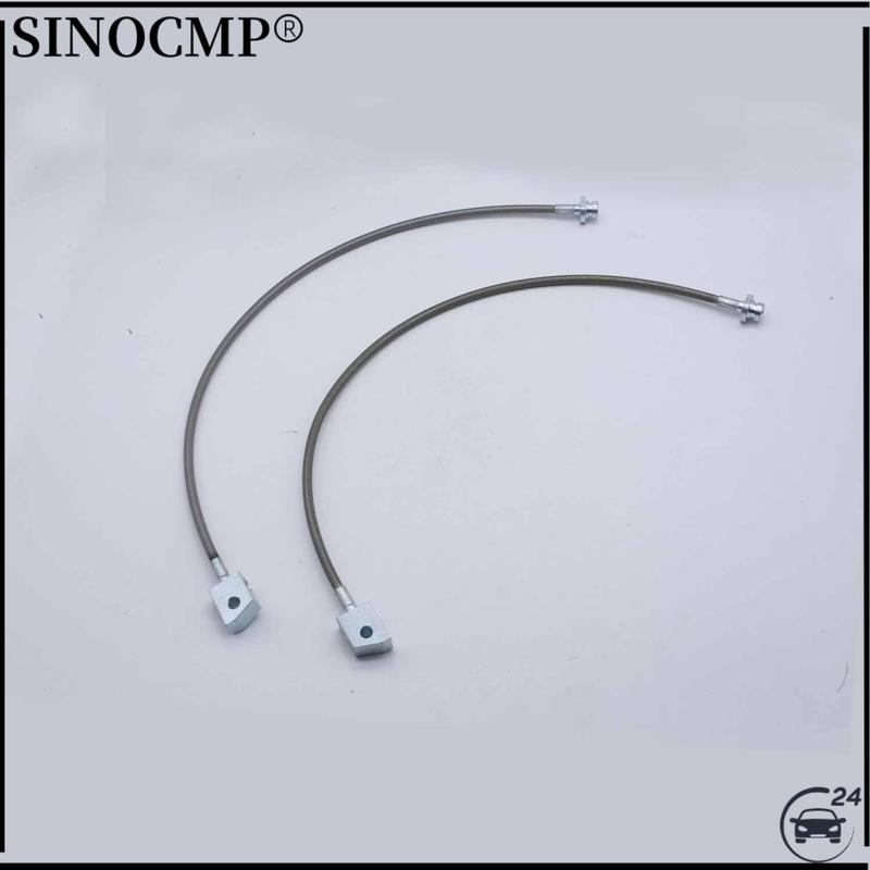 

2pcs 2 -6 Lifts Front + Rear Extended Braided Brake Hose Lines For Nissan Patrol GQ Y60 GR GU Y61 For Ford Maverick DA Y60