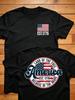 American Flag T-Shirt Retro Patriotic July 4th Graphic Tee S-5XL