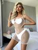 Sexy Underwear Onesie Mesh Sexy Hollow Suspender Skirt Skirt