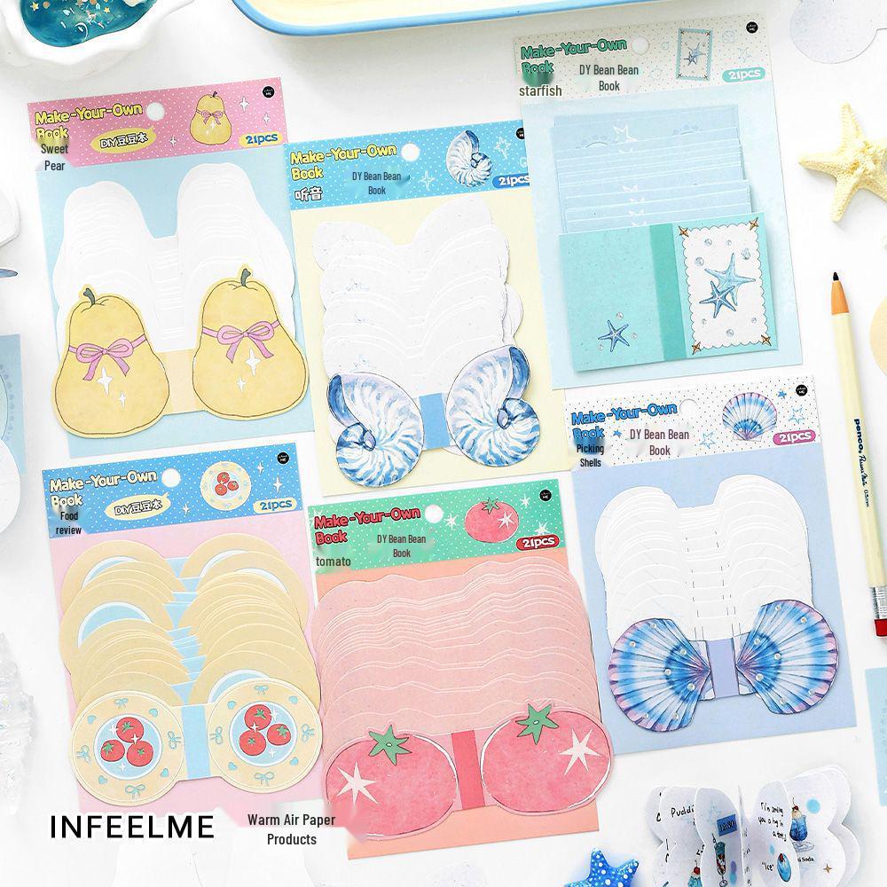 Infeel.Me Dream Within Dream Series White Kraft Paper DIY Doodling Journal Material Pack
