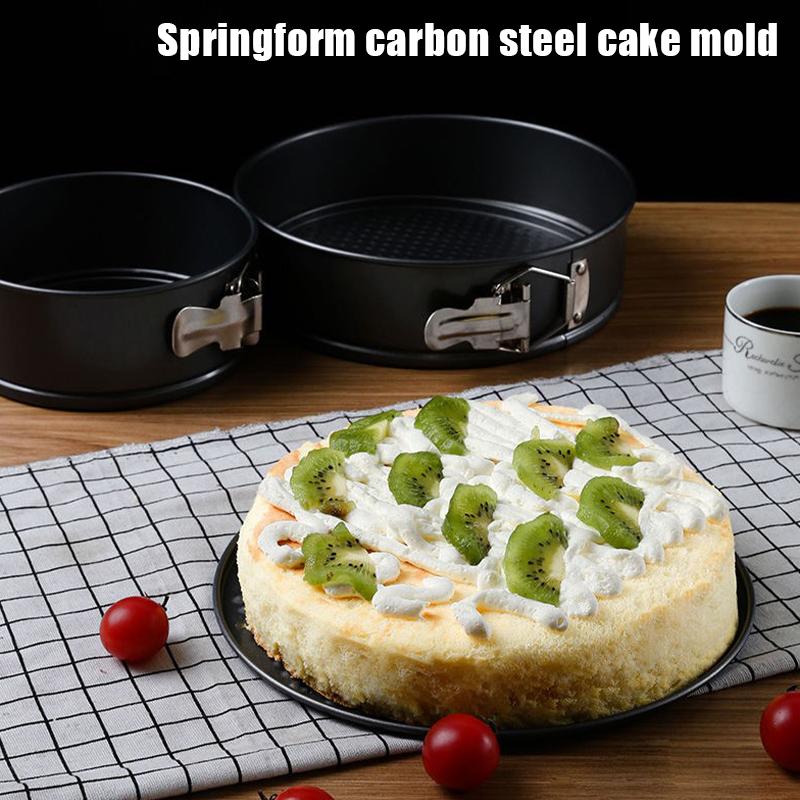 6 Inch Springvorm Taartvorm Ronde Springvorm Bakvorm Afsluitbare Mousse Bakgereedschap Voor Thuisgebruik