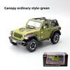 Simulation Wrangler Robin Hood Rubicon Convertible Off Road Car Toy Model
