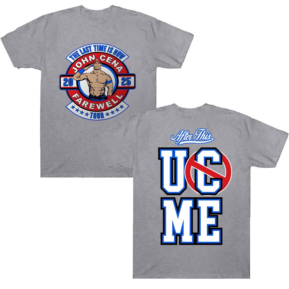 New John Cena Farewell Tour T Shirts Summer Cotton High Quality T-shirts Unisex T-shirt Fashion Sports Clothing Top