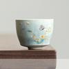 Hand Painted Butterfly Gaiwan Set For Tea Porcelain Chinese Green Tureen Teaware  Tea Bowl Kung Fu