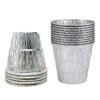 25Pcs Disposable Grease Bucket Liner Heat Resistant BBQ Tin Foil Grease Drip Tray Replacement Kit Outdoor Barbecue Grill Accessories