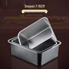 Stainless Steel Square Serving Dish with Lid