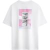 Calvin Klein Casual Crew Neck Letter Print Short Sleeve T-Shirt Men Tops Moonlight-White J325191
