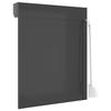 Anthrazit Rollladen 80 x 100 cm Aluminium und Polyurethan