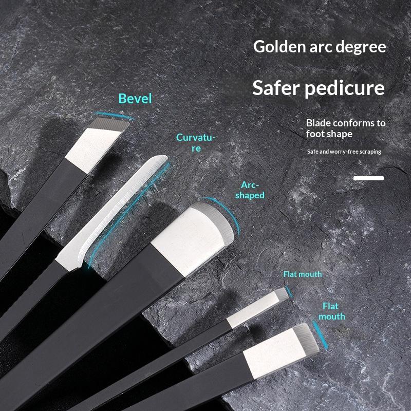 Pedicure Knife Tool Set 3-6Pcs Sharp Stainless Steel Blades with Storage Box for Corn Callus Dead Skin Removal