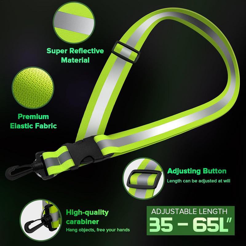 

Reflective Sash For Walking At Night High Visibility Adjustable Running Belts Waterproof Reflective Band And Belt Safety Strap Italy