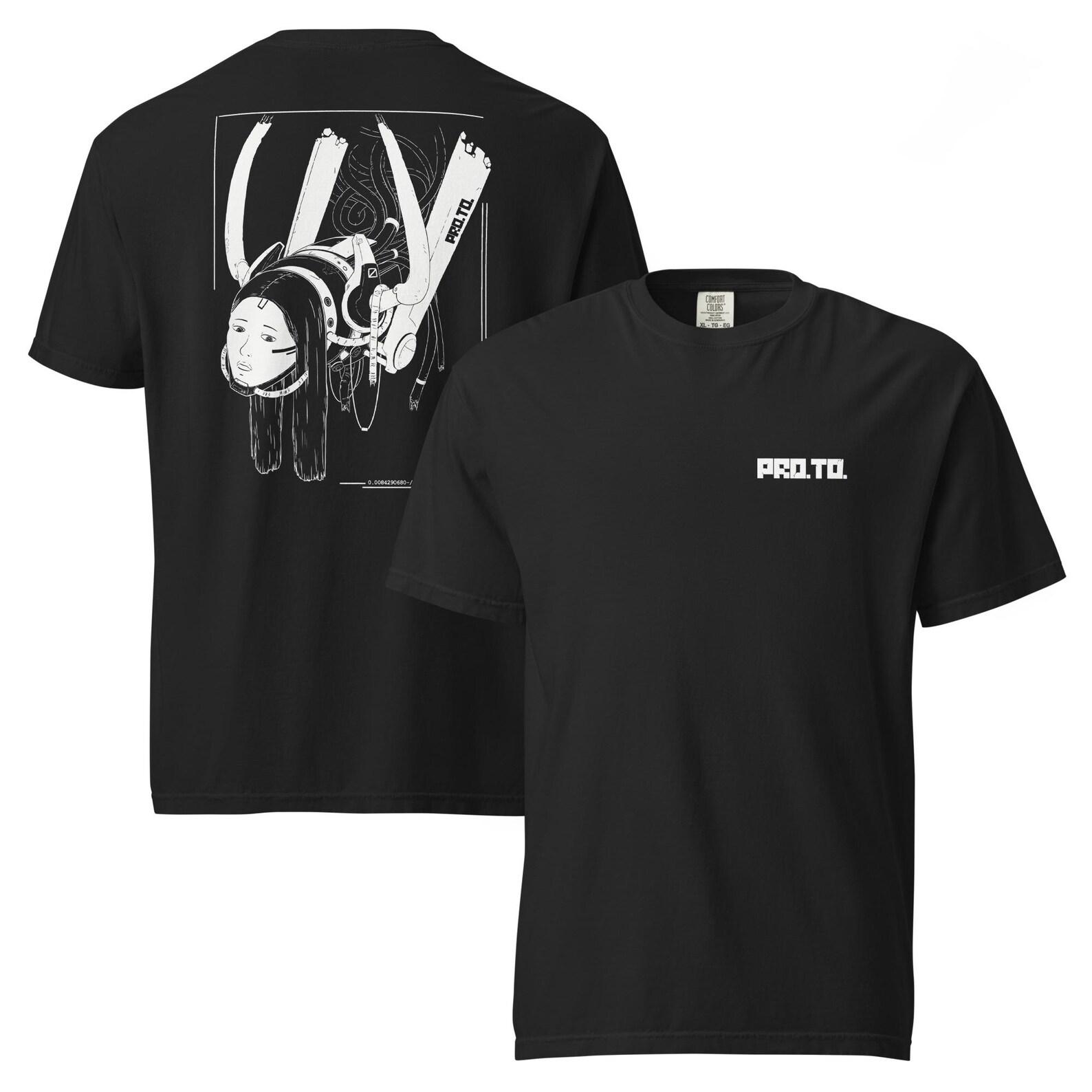 PRO.TO Graphic T-Shirt - Heavyweight Cotton, Unisex Fit L