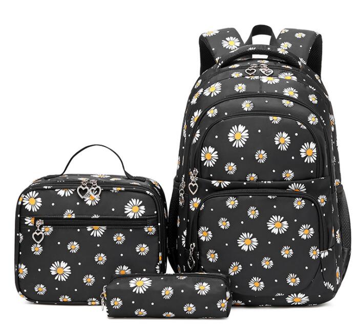 3 Pcs/Set School Backpack for Teenage
