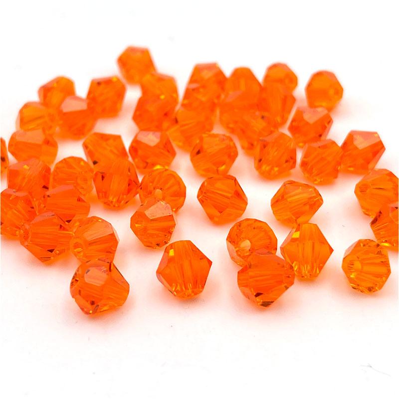 Faceted Austria 3 4 6mm Bicone Crystal Beads Spacer Glass Beads for Bracelet Necklace DIY Jewelry Making