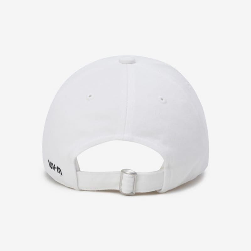 LUVM MITCHI COTTON BALL CAP 1_WHITE