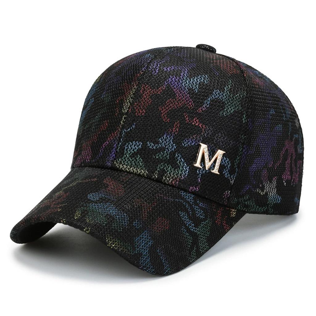 Men/Women's Fashion M Letter Camouflage baseball cap Spring Summer Autumn Adult Hats