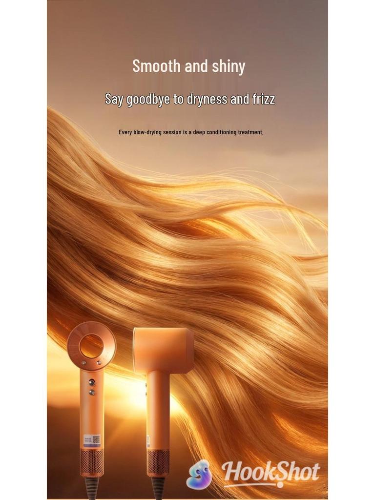 High-Speed Bladeless Hair Dryer HD16, Barber & Home Use, Negative Ion, Constant Temperature, Strong Wind Power