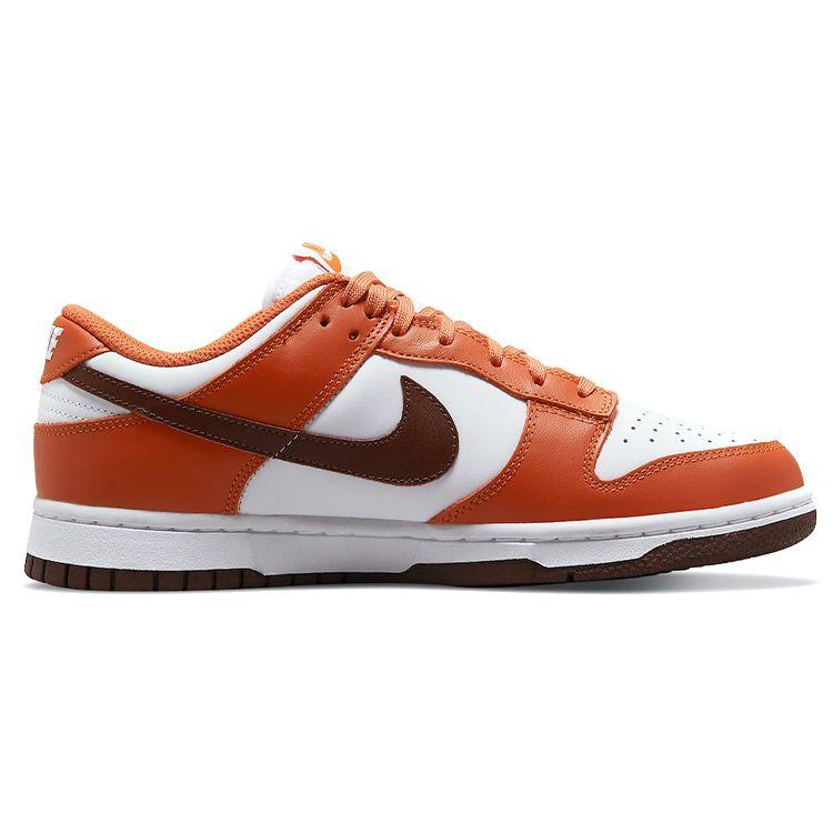 Nike  Dunk Low Bronze Eclipse Women Sneakers Orange Sport-Spice White DQ4697-800