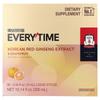 Korean Red Ginseng Extract, Everytime, Grapefruit, 30 Liquid Sticks, 0.34 Fl Oz (10 Ml) Each