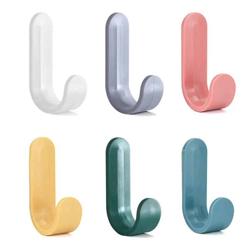 

Крючок для дома и декора, для хранения кухонных принадлежностей, для ванной комнаты, мини-крючки в скандинавском стиле, сплошной J-образный тип для пальто, сумок, сада XL