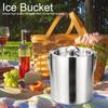 Double Walled Ice Bucket with Cover With Lid Insulated Ice Bucket Double Walled Ice Bucket  Bar