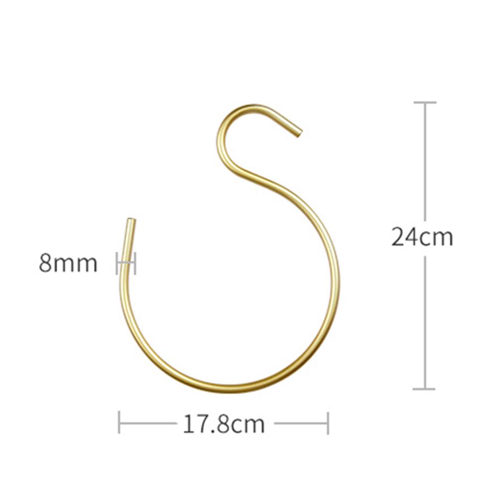 1/5pcs S-Shape Scarf Bag Hook Aluminium Alloy Baseball Cap Organizer Hanger Cap Rack Hat Underwear Storage Holder For Wardrobe