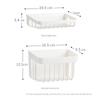 Hollow Out Soap Holder No Punching Storage Rack Convenient Extraction Multifunction Shelf Easy To Clean Wall-mounted Drain Rack