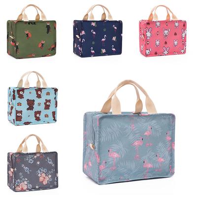 Flamingo Insulation Bag Student Handbag Hand Carrying Lunch Bag Multifunctional Insulation Pack Ice Pack