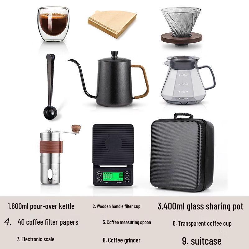 Portable Hand Pour Coffee Set