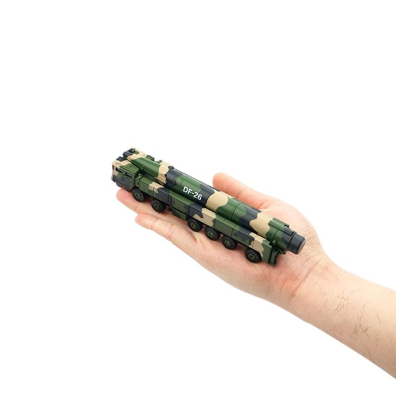 

Tuoyi 1/100 alloy Dongfeng Giant Wave 2 Long Sword 100 Dongfeng 5B missile transport vehicle model G009 children s toy model