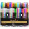 Grandink Neon Gel Pens Set of 48, Consisting Fluorescent, Metallic, Glitter, and Pastel Colour Pens For DIY Art & Crafts