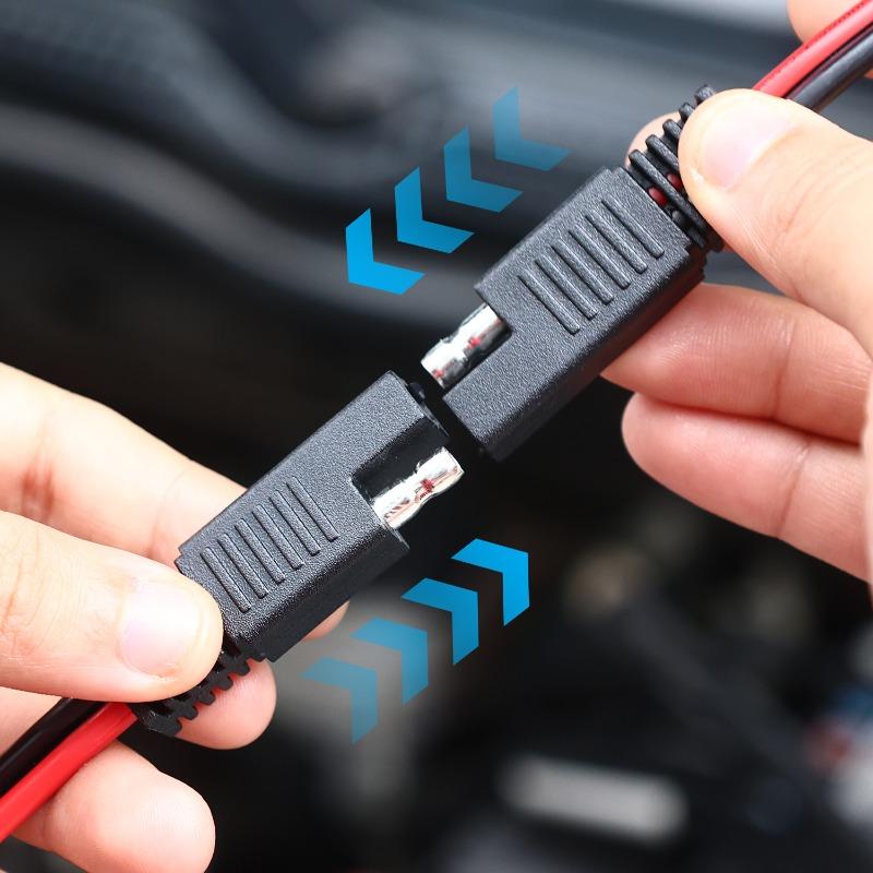 Automotive Extension Cable Solar Panel Cable Wire SAE Connector Extension Cable SAE Quick Connector Disconnect Plug SAE Power