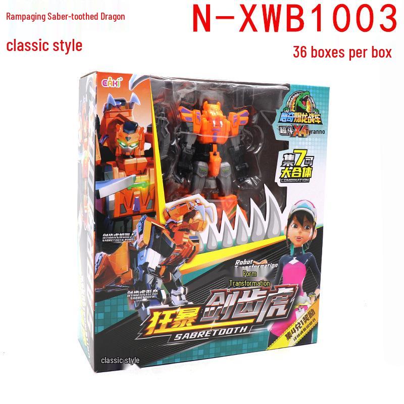 Xinqi Baolong X4 Battle Car: Transforming Robot & Dinosaur Toy (Tyrannosaurus Rex)