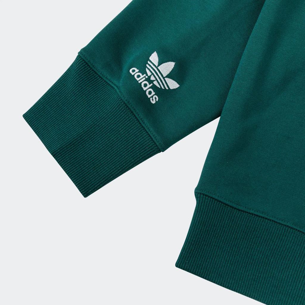 Adidas Originals Clover X Chang Csun X Su Yi Ming Triple Collaboration Series Comic Skateboard Print Sport Pullover Hoodie Men Tops Green IK4314