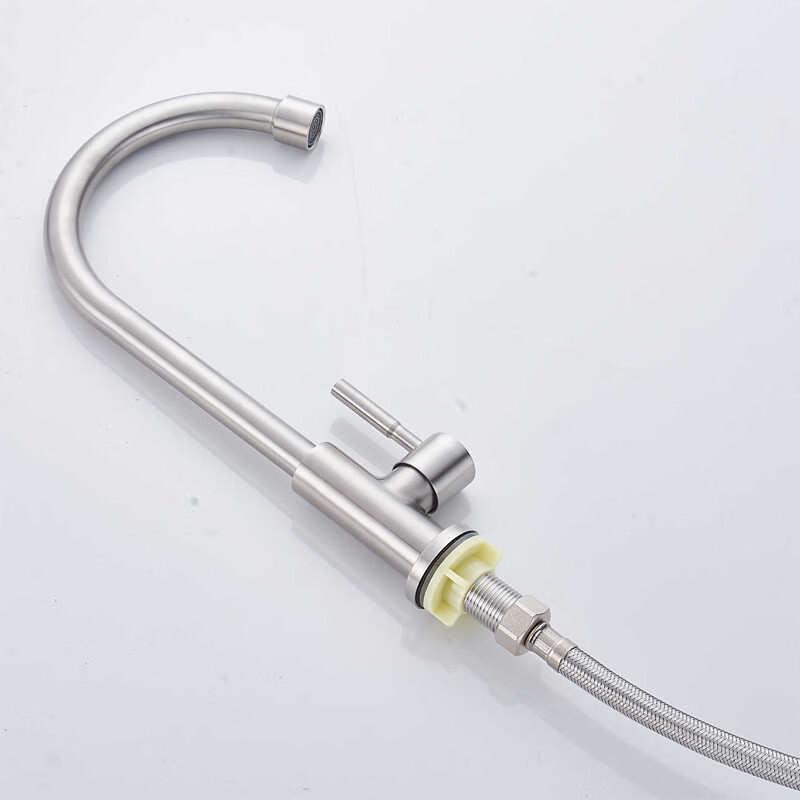 Jingrong 304 Stainless Steel Single Cold Water Faucet