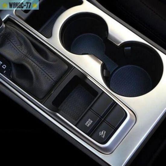 LHD Car Gear Shift Water Cup Holder Panel Frame Trim For Hyundai Tucson 2015-18