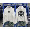 Oversized Vintage Washed Hooded Sweatshirt Men Women Teens Streetwear Loose Fit Cotton Pullover Fall 2025